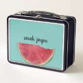 Lunch Box Pâte de pastèque Boîte à lunch en métal personnali (Devant)