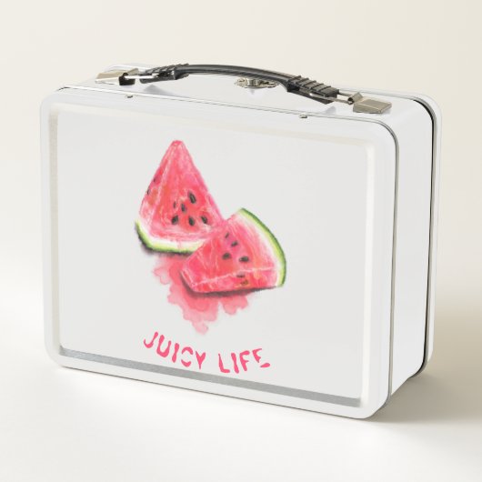 Lunch Box Pâtes de pastèque rousses doux - Dessin  (Dos)