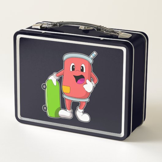 Lunch Box Patinage avec skateboard (Dos)