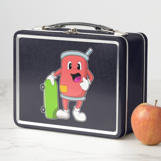 Lunch Box Patinage avec skateboard (En situation)