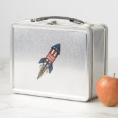 Lunch Box Patriot Rocket 4 juillet conception de feux d'arti (En situation)