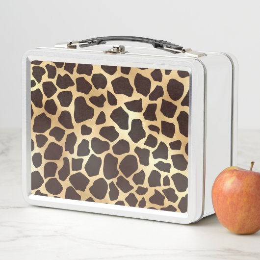 Lunch Box Patters d'Or Brown (En situation)