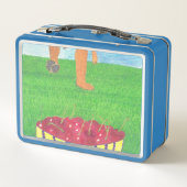 Lunch Box Pattes de chien et cerise (Dos)