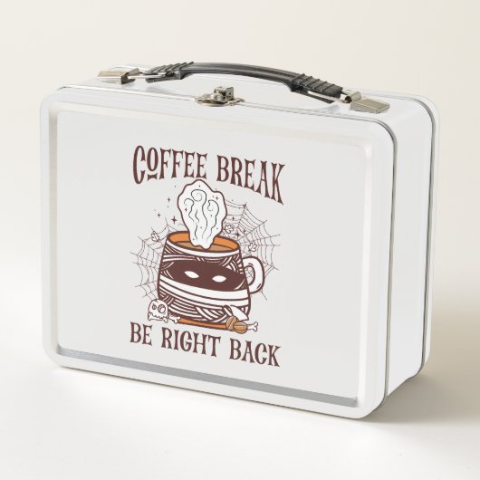 Lunch Box Pause café - Thème Halloween (Devant)