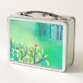 Lunch Box Paysage Abstrait vert (Dos)