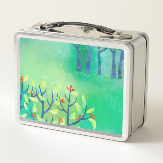 Lunch Box Paysage Abstrait vert (Dos)