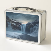 Lunch Box paysage de cascade en Islande (Dos)