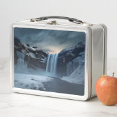 Lunch Box paysage de cascade en Islande (En situation)