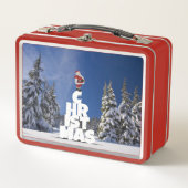 Lunch Box Paysage d'hiver de Noël (Devant)