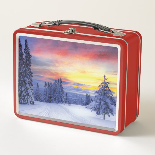 Lunch Box Paysage hivernal (Devant)