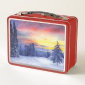 Lunch Box Paysage hivernal (Dos)