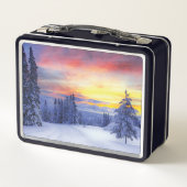 Lunch Box Paysage hivernal (Dos)