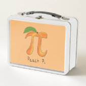 Lunch Box Peach Pi Cute Math Pi Day Lunette Box (Devant)