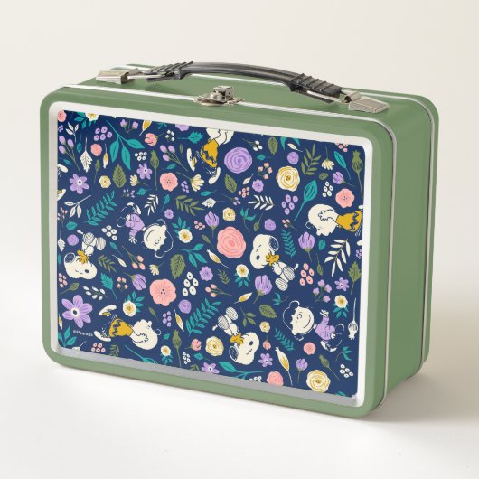 Lunch Box Peanuts In Bloom Pattern (Devant)