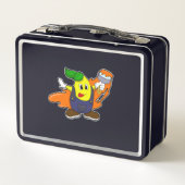 Lunch Box Pear as Painer with Paint brush (Dos)