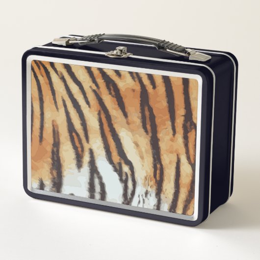 Lunch Box Peau de Tigre Noir (Devant)