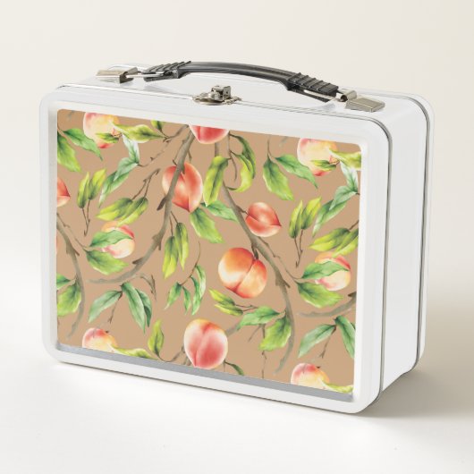 Lunch Box Pêche sur l'arbre (Devant)