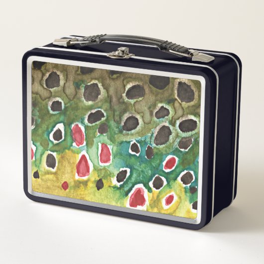Lunch Box Pêcheurs de truites Brown (Devant)