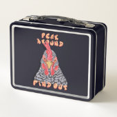 Lunch Box Peck Around Find Out—ordre de dégustation de poule (Dos)