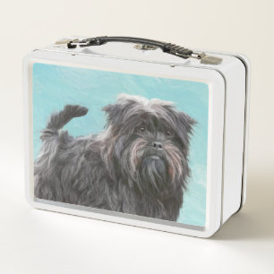 Lunch Box Peinture Affenpinscher - Joli art original chien