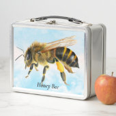Lunch Box Peinture d'aquarelle d'abeille de miel (En situation)