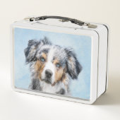 Lunch Box Peinture de berger américaine miniature - Chien Ar (Dos)
