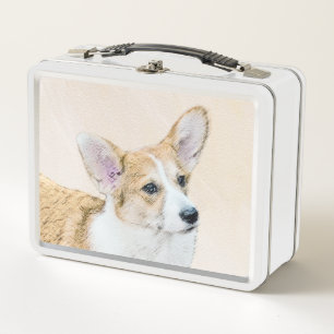 Lunch Box Peinture de Corgi Gallois de Pembroke - Art Canin