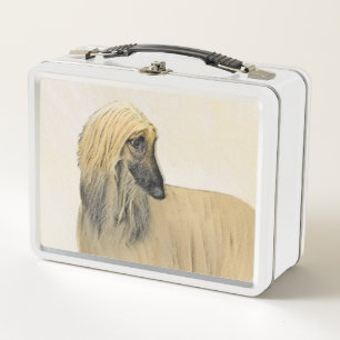 Lunch Box Peinture de la hache afghane - jolie art original 