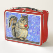 Lunch Box Peinture d'écureuil (Devant)