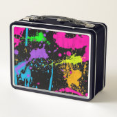 Lunch Box Peinture humide à éclaboussure de couleur (Dos)