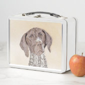 Lunch Box Peinture pointeur germanique à pois court - Chien (En situation)