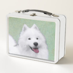 Lunch Box Peinture Samoyed - Cute Original Chien Art