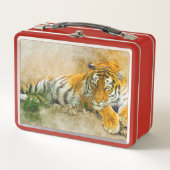 Lunch Box Peinture sur tigre (Devant)
