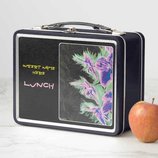Lunch Box Peinture sur une orchidée tropicale (En situation)