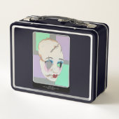 Lunch Box Peinture 'Uncanny Valley' sur un (Dos)