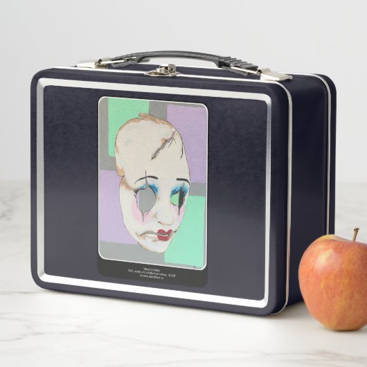 Lunch Box Peinture 'Uncanny Valley' sur un (En situation)
