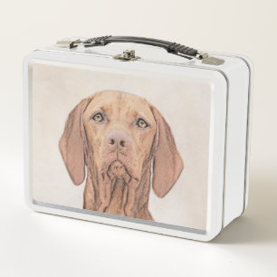 Lunch Box Peinture Vizsla - Joli art original chien