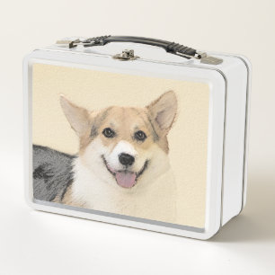 Lunch Box Pembroke Welsh Corgi Peinture - Chien d'art origin