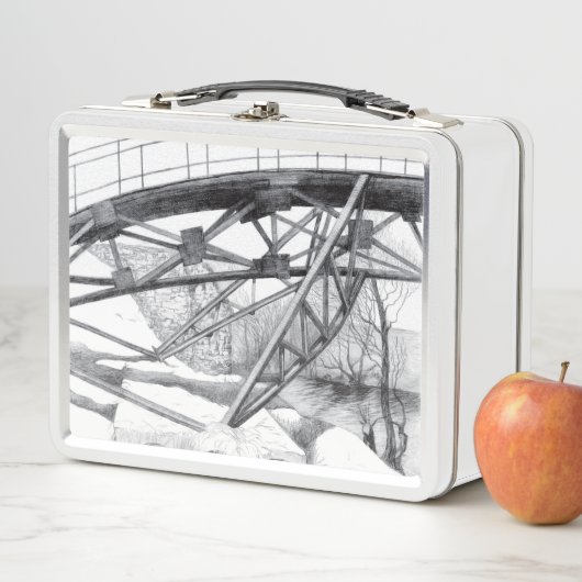 Lunch Box Pencilart antique (En situation)