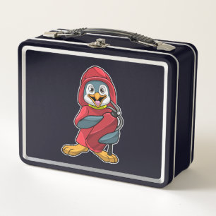 Lunch Box Penguin comme pompier avec Extinguisher