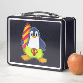 Lunch Box Penguin comme surfer avec Surfer (En situation)