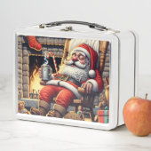Lunch Box Père Noël dormant Noël (En situation)