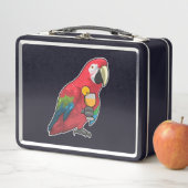 Lunch Box Perroquet au verre de jus d'orange (En situation)