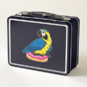 Lunch Box Perroquet avec Donut (Dos)