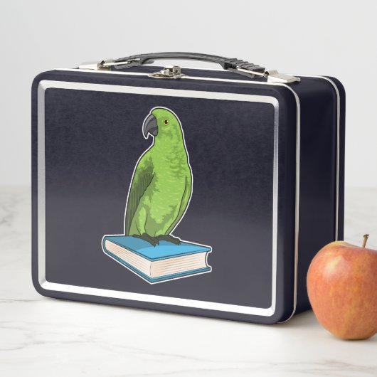 Lunch Box Perroquet avec livre (En situation)