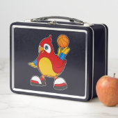 Lunch Box Perroquet comme joueur de basket-ball avec basket- (En situation)