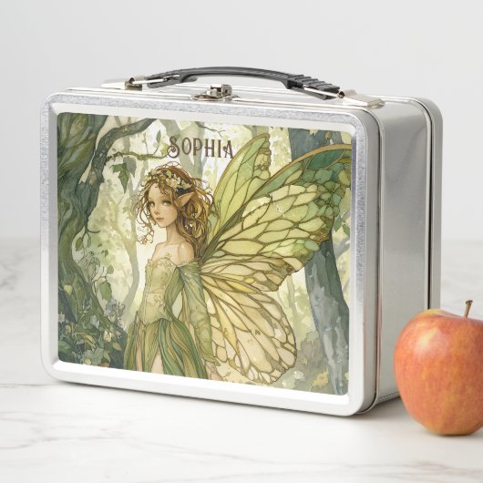 Lunch Box Personalized Enchanted Forest Fairy (En situation)