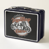 Lunch Box Personalized Motorcycle Legendary Rider Biker (Dos)