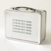Lunch Box Personalized Wedding Memories Metal Box (Dos)