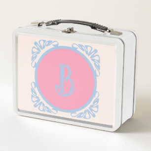 Lunch Box Personnalisé rose et bleu